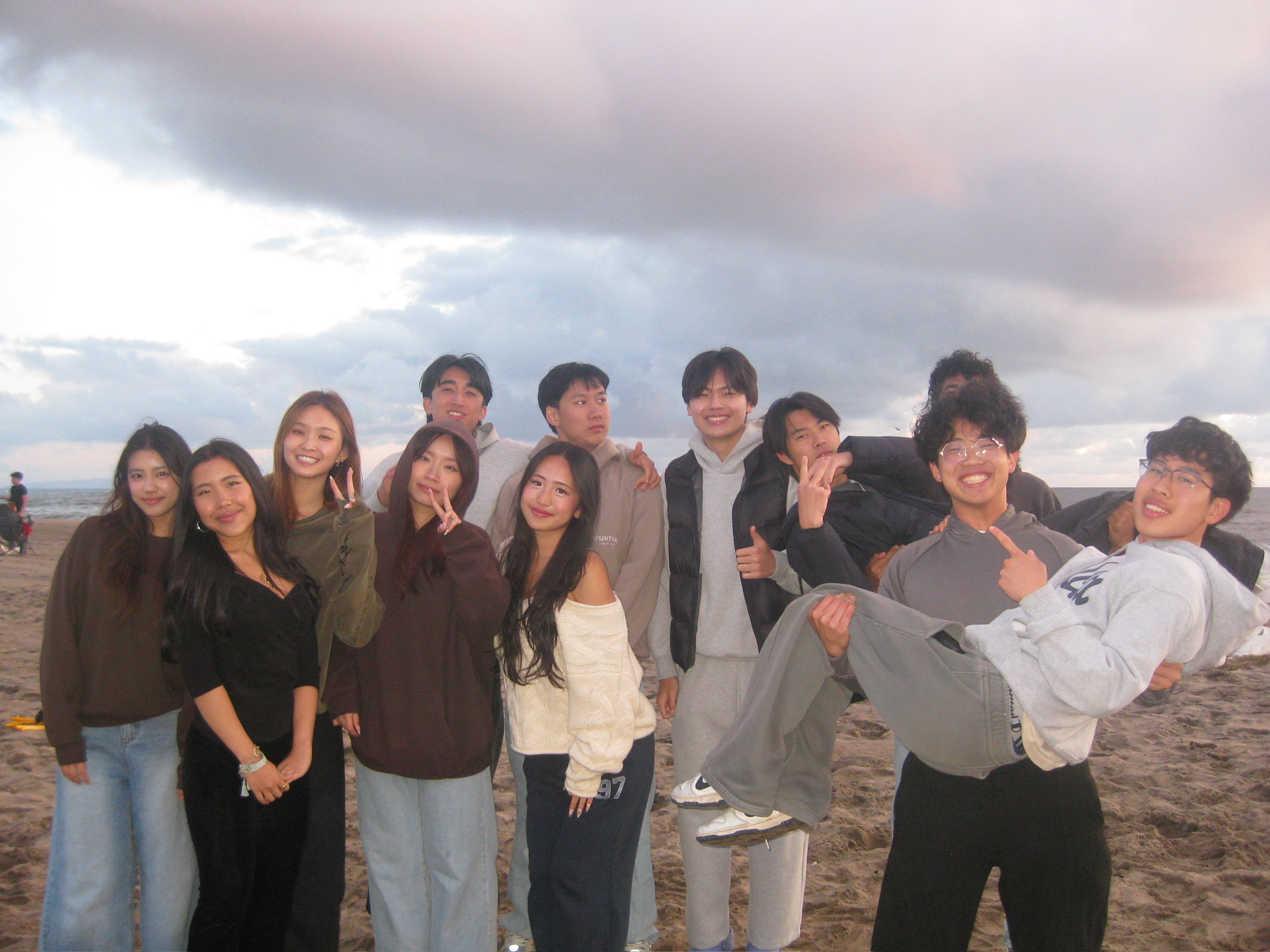 UCLA Delta Sigma Pi brothers at a chapter event